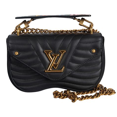 louis vuitton new wave camera bag black|new wave chain bag mm.